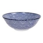 Bol Saladier Soba Nippon Blue Wave 21 cm Porcelaine