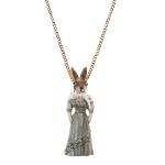 Collier Hare in Dress Porcelaine